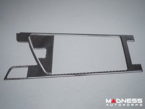 Alfa Romeo Giulia Center Console Cover Trim - Carbon FIber - Flexible / Self Adhesive Alfa Romeo Giulia Center Console Cover Trim - Carbon FIber - Flexible / Self Adhesive